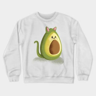 Avocado Cat Crewneck Sweatshirt